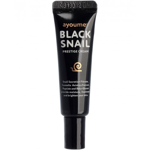 Крем для лица муцином черной улитки AYOUME Black Snail Prestige Cream miniature 8мл - фото 11124