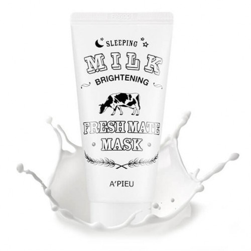 Маска для лица ночная осветляющая A'PIEU Fresh Mate Milk mask (Brightening) - фото 11391