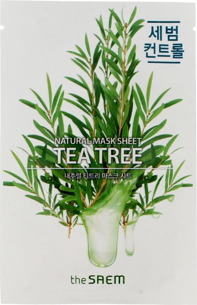Маска тканевая с экстрактом чайного дерева The Saem Natural Tea Tree Mask Sheet - фото 12255