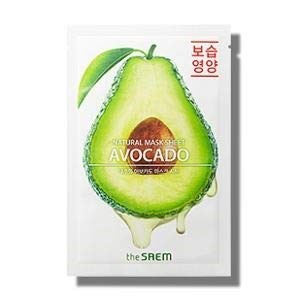 Маска тканевая N с экстрактом авокадо The Saem Natural Avocado Mask Sheet - фото 12258