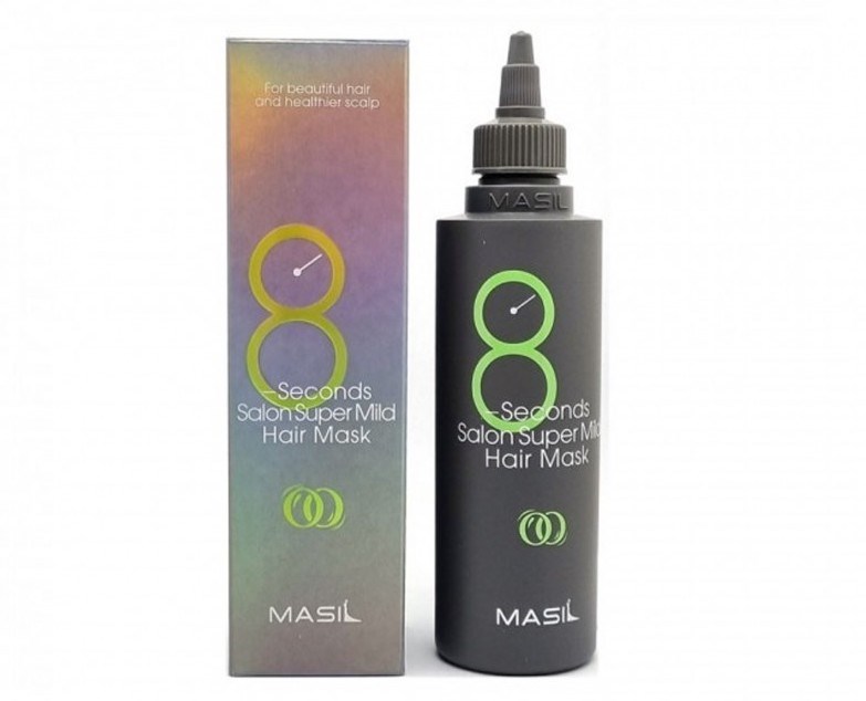 Восстанавливающая маска для ослабленных волос  MASIL 8 Seconds Salon Super Mild Hair Mask 100ml - фото 14760