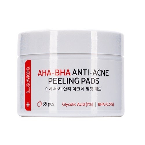 Диски отшелушивающие с AHA и BHA кислотами против несовершенств кожи L.Sanic Aha-Bha Anti-Acne Peeling Pads, 35шт - фото 15361