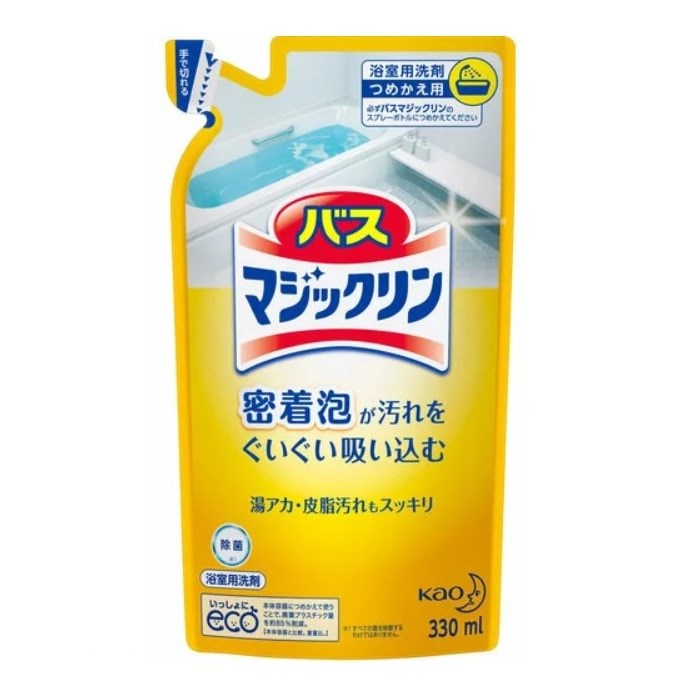 Пенящееся чистящее и дезодорирующее средство KAO "Magiсclean" для ванной с ароматом цитрусов (с антибактериальным эффектом), МУ, 330 мл - фото 15657