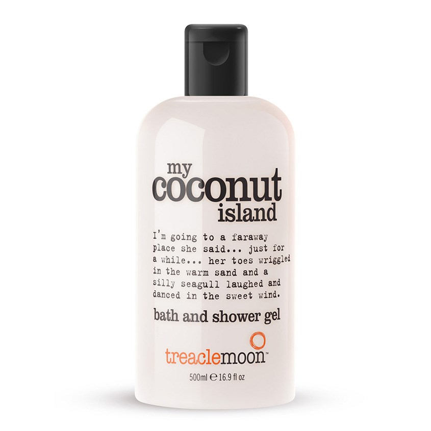 Гель для душа TREACLEMOON КОКОСОВЫЙ РАЙ My coconut island bath & shower gel, 500 мл - фото 15766