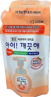 Пенное мыло для рук CJ Lion Ai - Kekute с ароматом персика, запаска 200 мл - фото 8138