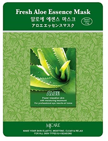 Маска тканевая с алоэ MJ Care Fresh Aloe Essence Mask - фото 10009