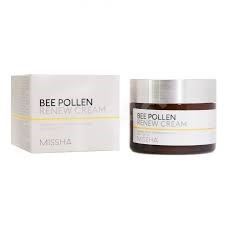Обновляющий крем с пчелиной пыльцой MISSHA Bee Pollen Renew Cream 50ml - фото 10192