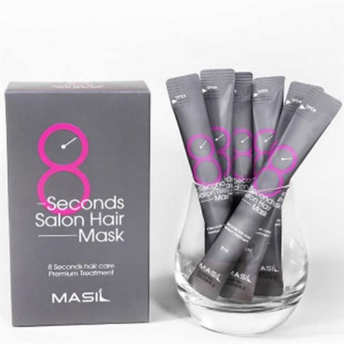 Маска-филлер для волос "Салонный эффект за 8 секунд" MASIL 8 SECOND SALON HAIR MASK 8 ml стик - фото 10982