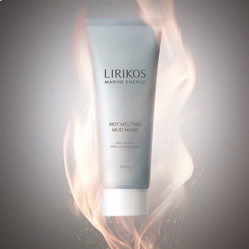 Очищающая теплая тающая грязевая маска с морским илом LIRIKOS Marine Energy Hot Melting Mud Mask 100ml - фото 11404