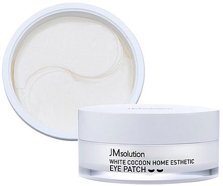 Омолаживающие патчи с экстрактом жемчуга и белого кокона JM Solution Silky Cocoon Home Esthetic Eye Patch 60шт - фото 11794