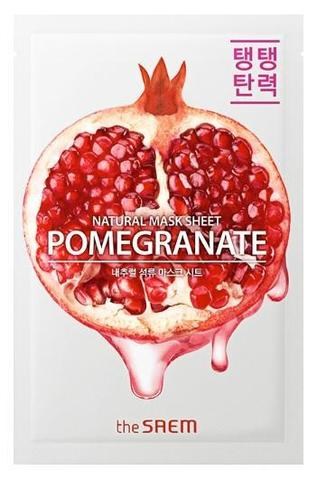 Маска тканевая с экстрактом граната The Saem Natural Pomegranate Mask Sheet - фото 12245