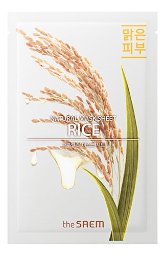 Маска тканевая с экстрактом риса The Saem Natural Rice Mask Sheet - фото 12250