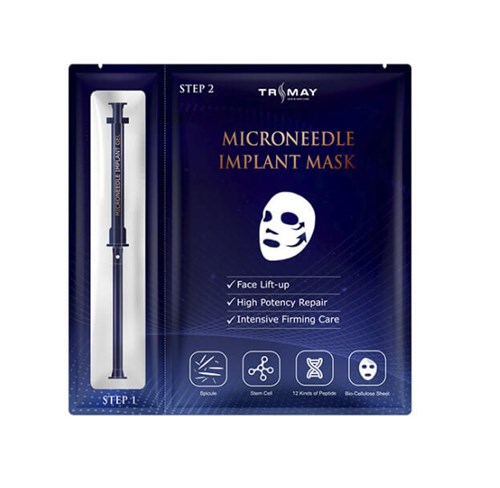 Маска для лица с микроиглами спикул TRIMAY Microneedle Implant Mask(1,5 мл/30 мл) - фото 12723