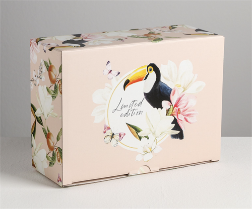 Коробка‒пенал Tropical present, 26 × 19 × 10 см 4940705 - фото 12784