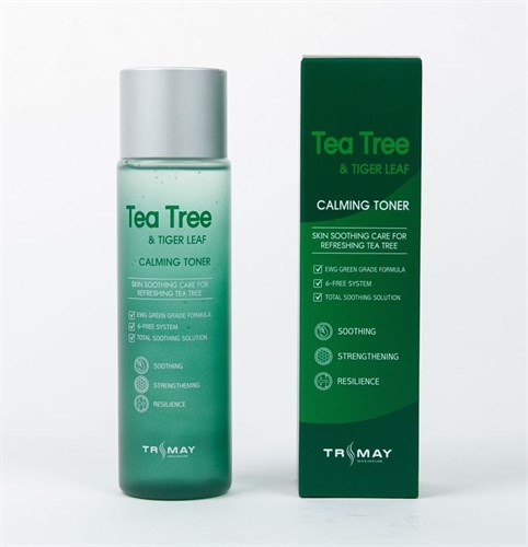 Успокаивающий тонер с чайным деревом TRIMAY Tea Tree & Tiger Leaf Calming Toner 200 мл - фото 12904
