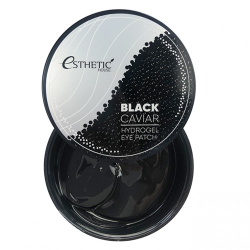 Гидрогелевые патчи для глаз ЧЕРНАЯ ИКРА ESTHETIC HOUSE Black Caviar Hydrogel Eye Patch, 60 шт - фото 13423