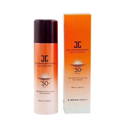 Солнцезащитный спрей JayJun Real Water Brightening Black Sun Spray SPF 50+ PA ++++ - фото 13549