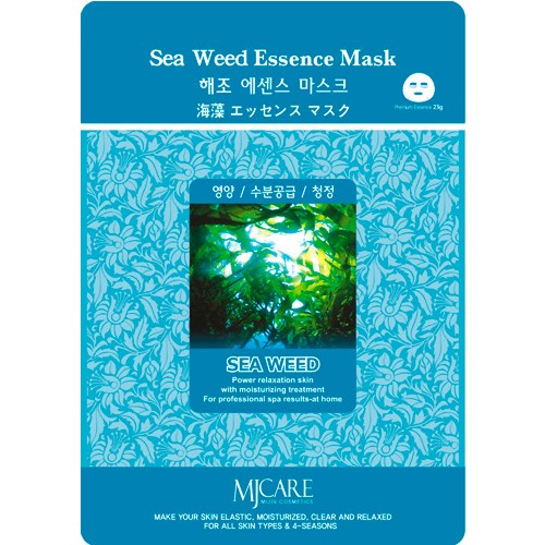 Тканевая маска с морскими водорослями MJ Care Sea Weed Essence Mask - фото 13573