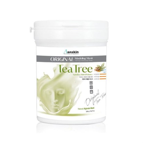 Маска альгинатная для проблемной кожи с чайным деревом (банка) Anskin Original Tea Tree Modeling Mask (container) 240g - фото 14103