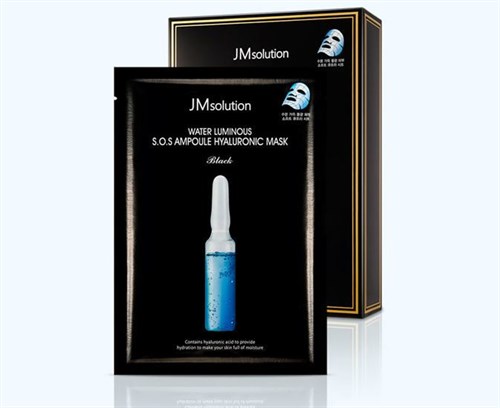 Ультратонкая маска с гиалуроновой кислотой JM solution WATER LUMINOUS SOS AMPOULE HYALURONIC MASK - фото 14309