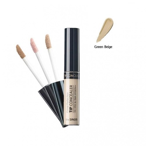Консилер для маскировки недостатков Cover Perfection Tip Concealer Green Beige 6,5гр - фото 14448