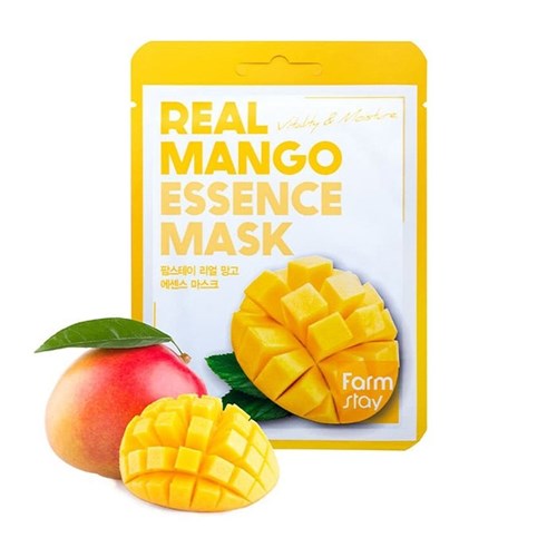 Тканевая маска с экстрактом манго FarmStay Real Mango Essence Mask - фото 14883