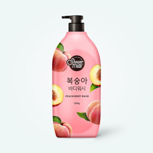 Гель для душа Персик Shower Mate Peach Body Wash 1200g - фото 14937