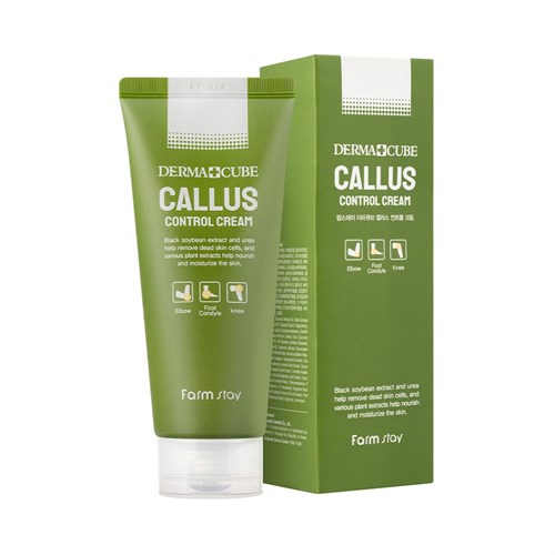 Универсальный крем для смягчения огрубевших участков кожи FarmStay DERMA CUBE Callus Control Cream 180 мл - фото 14951