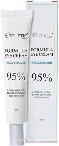 Крем для глаз ГИАЛУРОНОВАЯ КИСЛОТА ESTHETIC HOUSE Formula Eye Cream Hyaluronic Acid 95% 30 мл - фото 15196