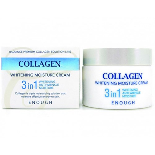 Крем осветляющий с коллагеном Enough Collagen 3in1 Cream 50мл - фото 15206