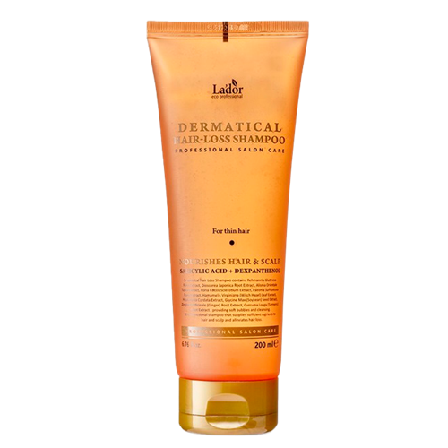 Бессульфатный шампунь для тонких волос против выпадения LADOR DERMATICAL HAIR-LOSS SHAMPOO (FOR THIN HAIR) 50ML - фото 15247