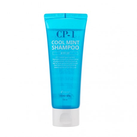 Бессульфатный шампунь для волос ОХЛАЖДАЮЩИЙ ESTHETIC HOUSE CP-1 Head Spa Cool Mint Shampoo, 100 мл - фото 15249