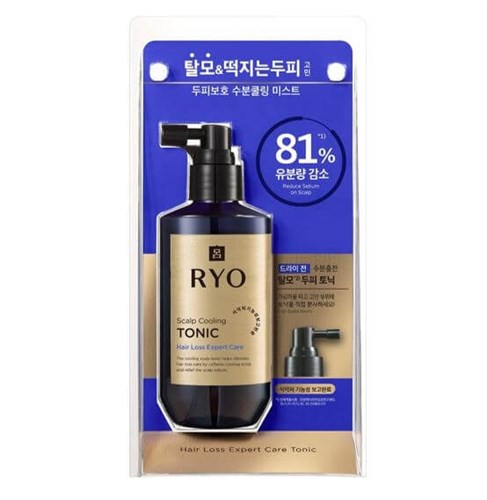 Охлаждающий тоник для кожи головы против выпадения волос Ryo Scalp Cooling Tonic 145 мл - фото 15279