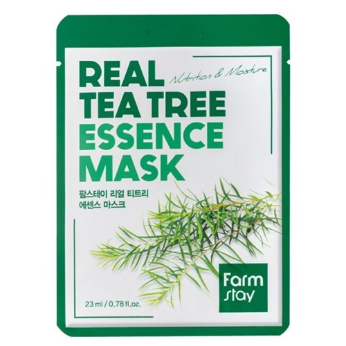 Тканевая маска с экстрактом чайного дерева FARMSTAY REAL TEA TREE ESSENCE MASK - фото 15402