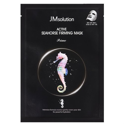 Укрепляющая тканевая маска с экстрактом морского конька JM SOLUTION ACTIVE SEAHORSE FIRMING MASK PRIME - фото 15479