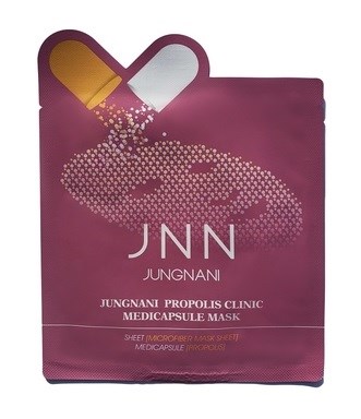 Маска тканевая с прополисом JNN JUNGNANI PROPOLIS CLINIC MEDICAPSULE MASK  23мл - фото 15483