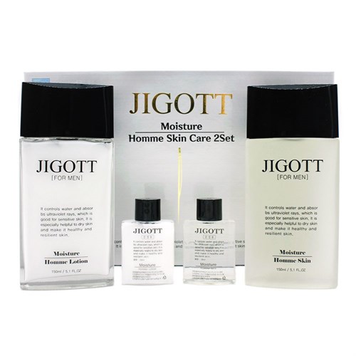 Увлажняющий набор по уходу за мужской кожей JIGOTT MOISTURE HOMME SKIN CARE 2SET - фото 15915