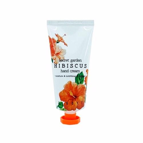 Крем для рук с экстрактом гибискуса Jigott Secret Garden Hibiscus Hand Cream 100ml - фото 16009