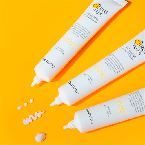 Крем для кожи вокруг глаз с экстрактом цитруса FarmStay Eye Cream Citrus Yuja Vitalizing 45 ml - фото 16124