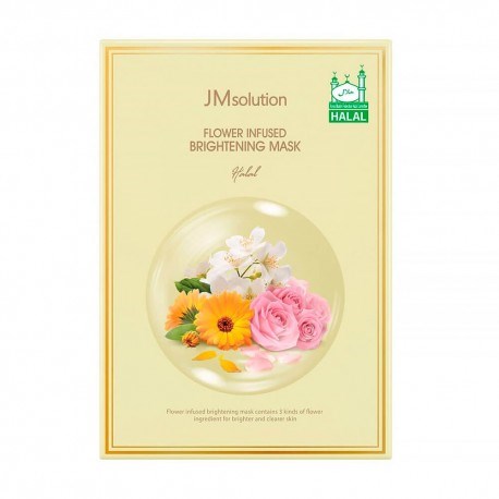 Осветляющая тканевая маска с цветочными экстрактами JM Solution Flower Infused Brightening Mask - фото 16209