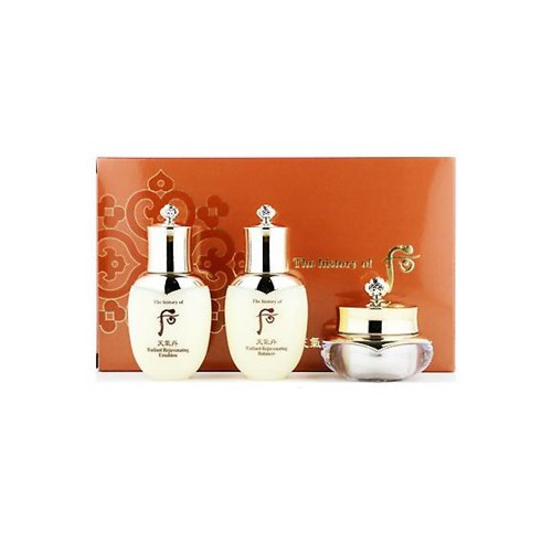 Набор антивозрастных восстанавливающих миниатюр THE HISTORY OF WHOO CHEONGIDON RADIANT 3PCS GIFT SET - фото 16233