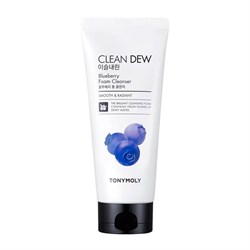 Пенка для умывания с экстрактом черники TonyMoly Clean Dew Blueberry Cleanser Foam 180мл - фото 4916