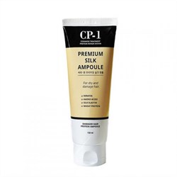 Несмываемая сыворотка для волос с протеинами шелка ESTHETIC HOUSE CP-1 Premium Silk Ampoule, 150 мл - фото 6384