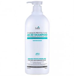 Профессиональный бесщелочной шампунь с аргановым маслом Lador Damage Protector Acid Shampoo 900ml - фото 6462