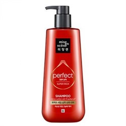 Шампунь для окрашенных повреждённых волос Mise en Scene Perfect Serum Shampoo (SUPER RICH) 680 мл - фото 6463