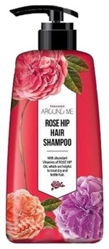 Шампунь для волос Around me Rose Hip Hair Shampoo 500мл - фото 6467