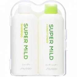 Дорожный набор (шампунь, кондиционер) для поврежд.волос SHISEIDO "SUPER MILD" с витамином Е , цветочно-фруктовый аромат 50мл*2 - фото 6549