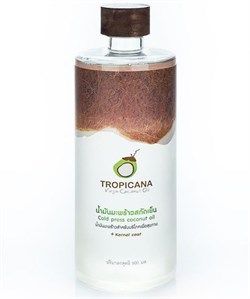 Кокосовое масло первого холодного отжима Tropicana 500 мл  (black pack) - фото 6699