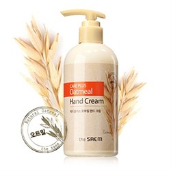 Крем для рук с экстрактом овса The Saem CARE PLUS Oatmeal Hand Cream 300мл - фото 6836