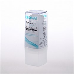 Минеральный дезодорант Алунит DEONAT стик чистый цельный Travel Stick 40г - фото 6911
